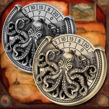High-Speed 7-in-1 Roulette Metal Spinner Dice for D&D and RPG Games