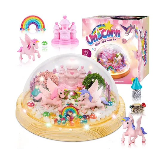 DIY Unicorn Night Light: Create Your Own Customizable Arts and Crafts Project for Kids