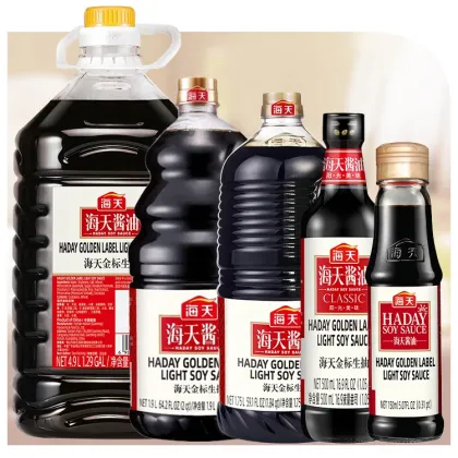 Wholesale Halal Soy Sauce: 500ml Golden Label Light Soy Sauce in Small Bottles