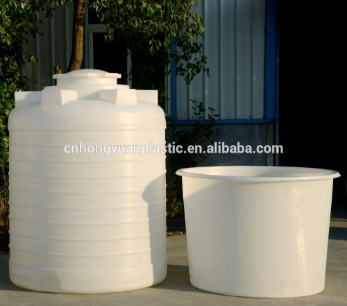 White or black plastic rainwater tank for tropical area collecting rainwater