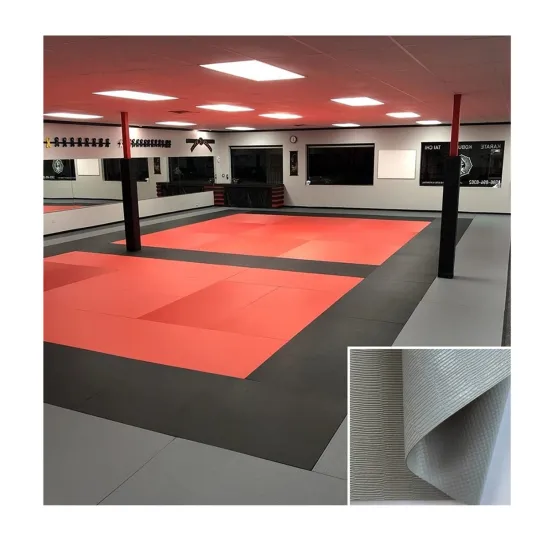 610GSM and 650GSM Anti-Slip PVC Coated Tarpaulin Fabric for Tatami Judo Gym Mats: Enhancing Safety and Durability