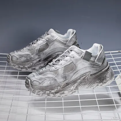 Custom Retro High Top Vintage Skateboard Shoes - Women & Men's Fashion Sneakers