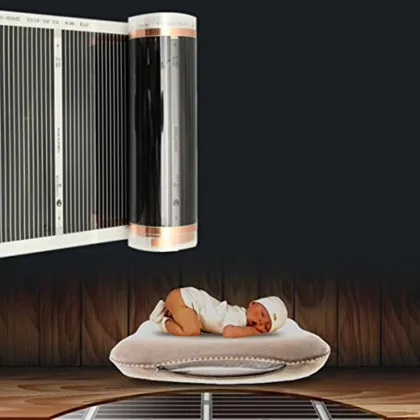 50W/M Electric Underfloor Heating Film For Room