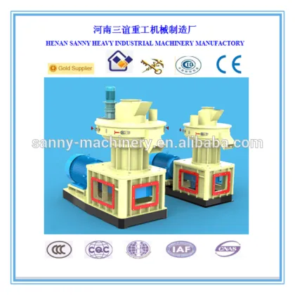 Sanny The professional diesel type biomass pelletizer / biomass pellet machine price