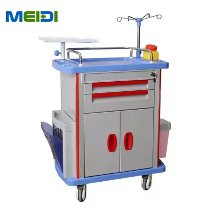 ABS Hospital Furniture Emergency Trolley
