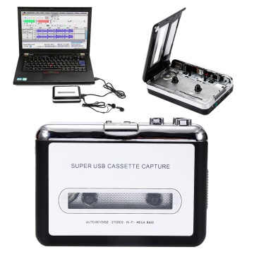 USB Cassette Converter Cassette Tape to MP3/WAV Digital Audio Music Player Rechargable Cassette Recorders & Players coverters