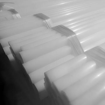 12mm White Solid POM-C Rod for Precision Engineering