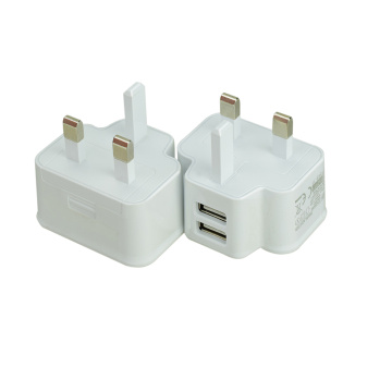 UK plug carregador de viagem rápida de telefone usb 5V2A