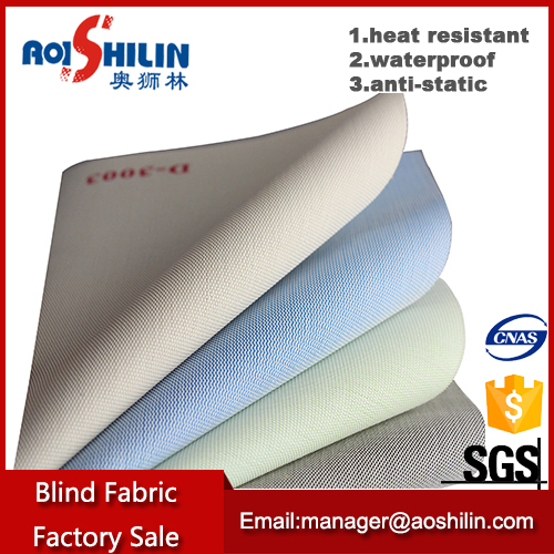 Environment friendly anti-static polyester sun screen textile