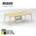 Modern style meeting room 4/6 seaters wood oak conference desks