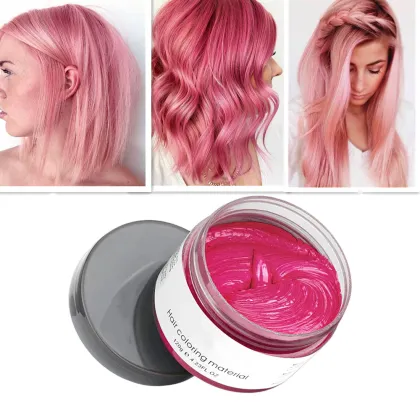 Hair Coloring Dye Wax, Purple Instant Hair Wax
