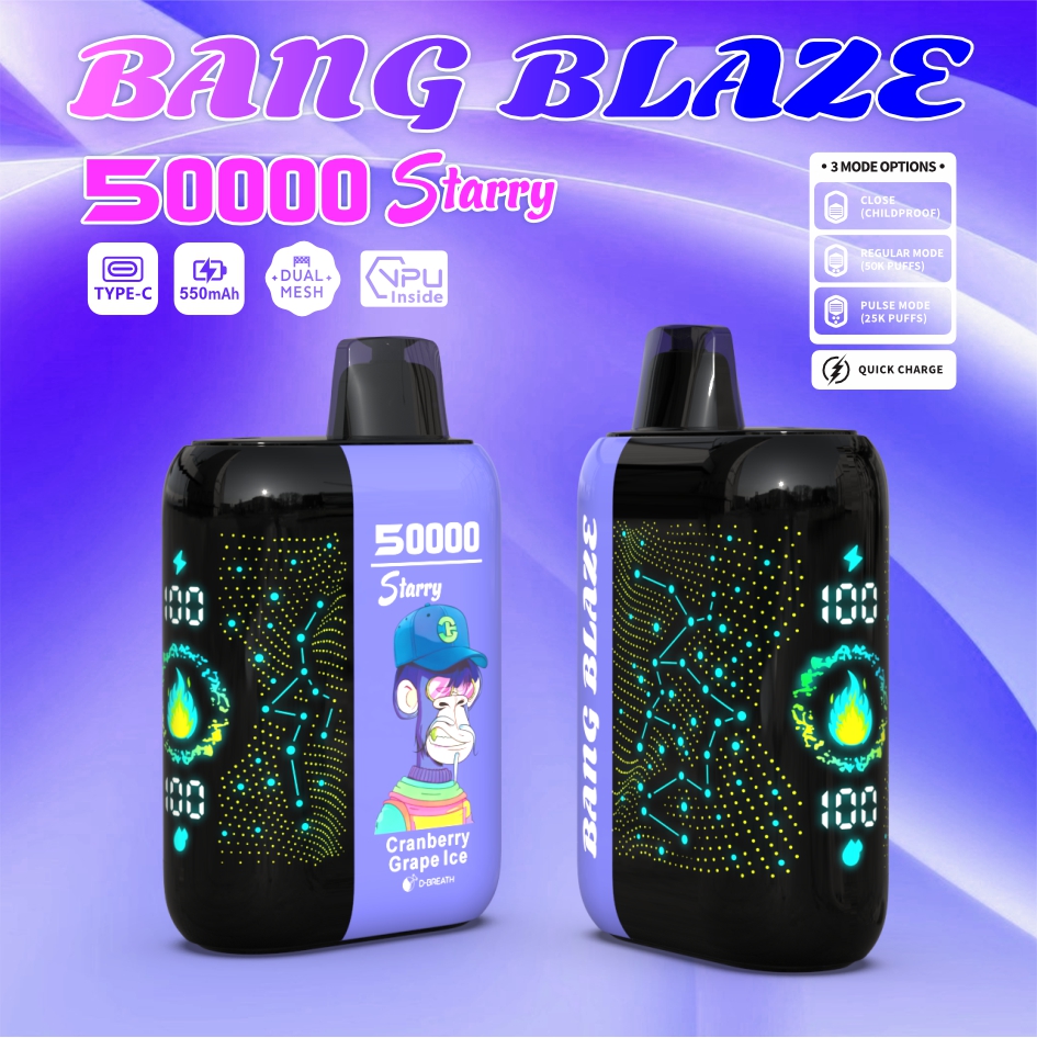 50k puff bang blaze berbintang vape