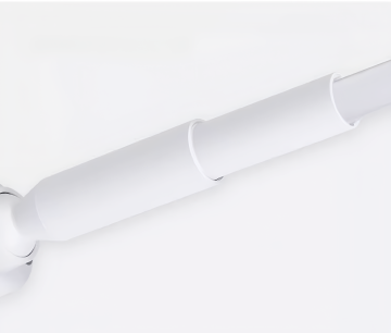 Smart White Skyline LED Lights: Modern Design with Remote Control, Touch App, Voice Sensor, and Multiple Control Modes