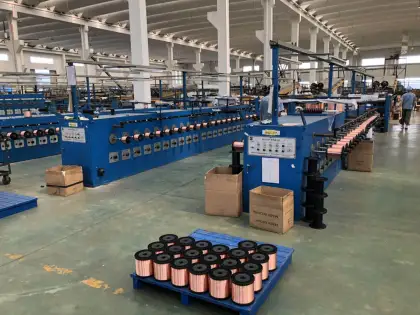 Made in China Copper Enameled Wire 15A Copper Enameled Flat Wire