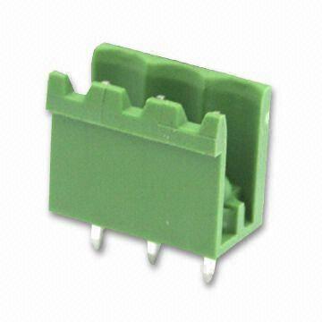 Pluggable Male Terminal Block in 5.00 or 5.08mm Pitch