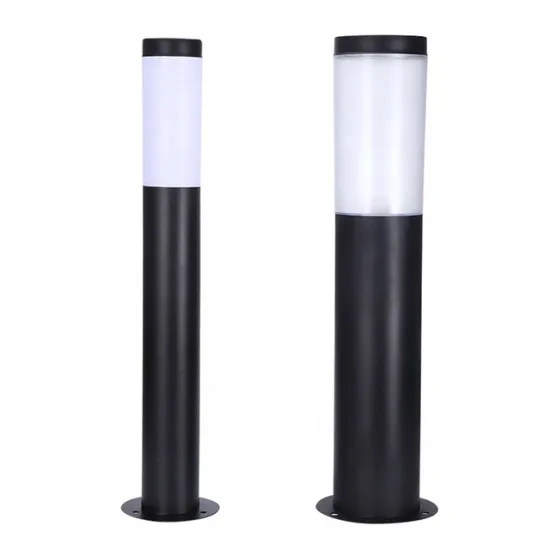 Nordic Modern Stainless Steel Cylindrical Bollard Light