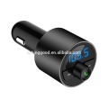 Universal sem fio bluetooth transmissor fm dual usb portas usb3.0 5a carregador de carro celular rápido com telefone hands-free