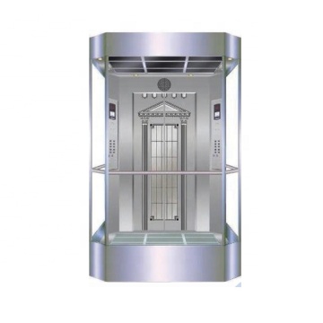 Famous Lift Supplier: Round Glass 630kg Elevators - Original Design Panoramic Passenger Elevator