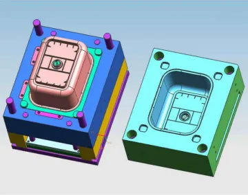 China injection mould manufacture designed 3D lighting mold