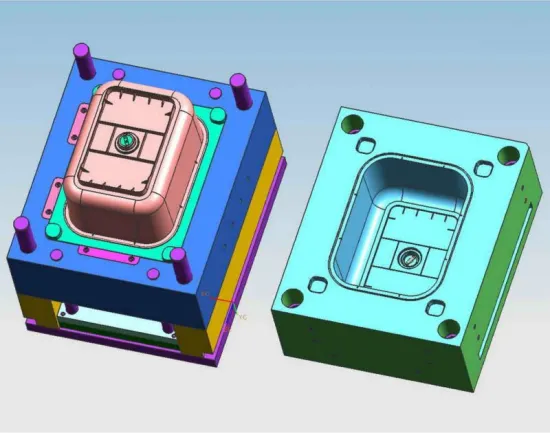 China injection mould manufacture designed 3D lighting mold