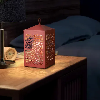 Luxury Night Light Wooden Candle Warmer for Yankee Candles