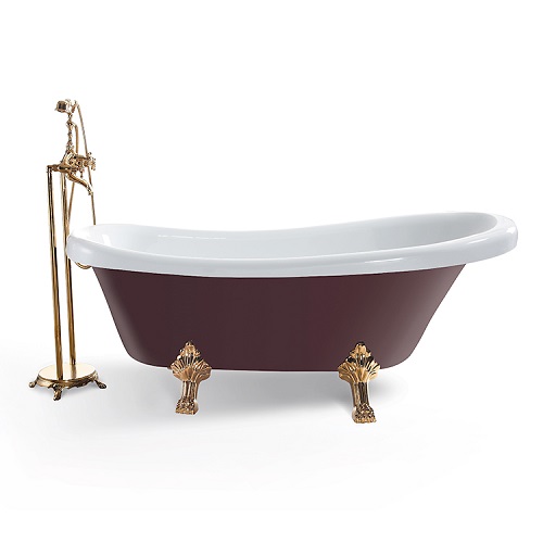 Acrylic Portable Claw Foot Freestanding Bathtubs