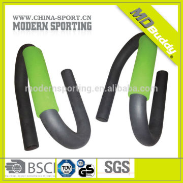 fitness steel push up bar with foam handle