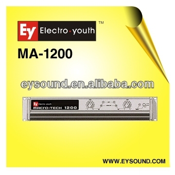 2U 2*400W PROFESSINAL POWER AMPLIFIER MA-1200