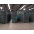 Barrera segura de malla soldada galvanizada con geotextil
