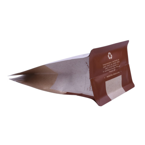 Qualities product biodegradable kraft paper bag coffee bag