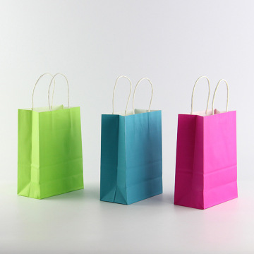 120g Kraft Paper Bag With Twisted String Handle