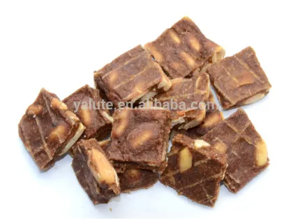 Salmon and peanut bit dog snacks dog food