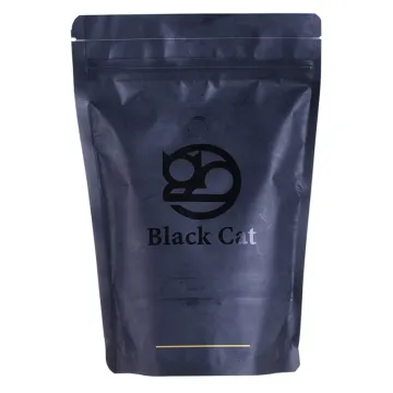 wholesale gravure printing stand up foil flat bottom coffee pouch bag