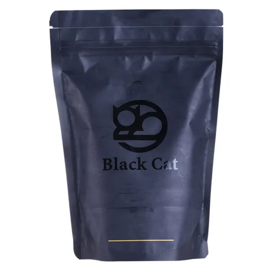 wholesale gravure printing stand up foil flat bottom coffee pouch bag