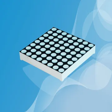 1.9" Blue Color Black Face 8x8 Led Dot Matrix Display ,comon Anode Or Cathode