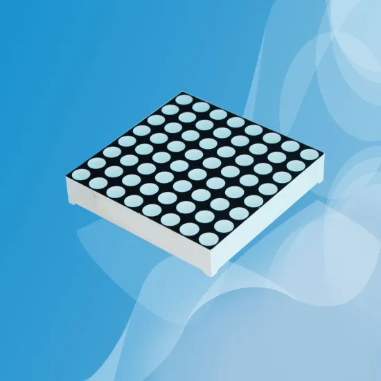 2.3" Blue Color Black Face 8x8 Led Dot Matrix Display ,comon Anode Or Cathode