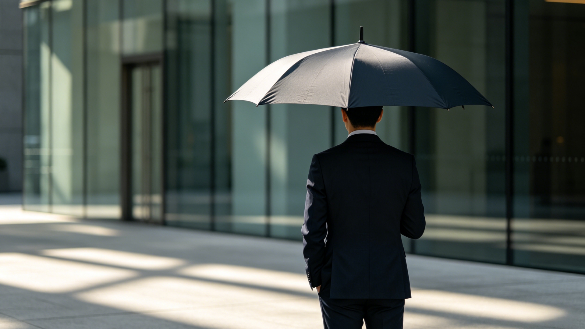 Premium-corporate-umbrella-elegant-business