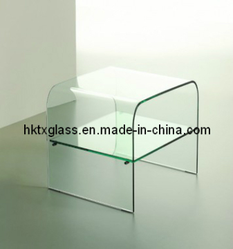 12mm Clear Glass Console Table