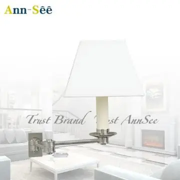 Ann-See modern White swing arm wall sconce