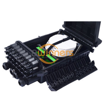 SC Connector Waterproof Junction Box for 24 Fiber Ports