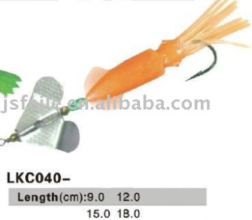 SOFT PLASTIC SQUID BAIT FISHING LURE