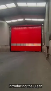 Automatic Type Airtight High Speed Self Repairing Zipper Door plastic