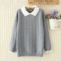 Women's Knitted Sweater Casual Pullover Sweatshirt