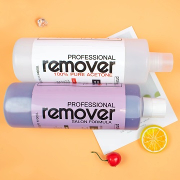 Remover kuku gel cecair acetone 1000ml dengan logo tersuai
