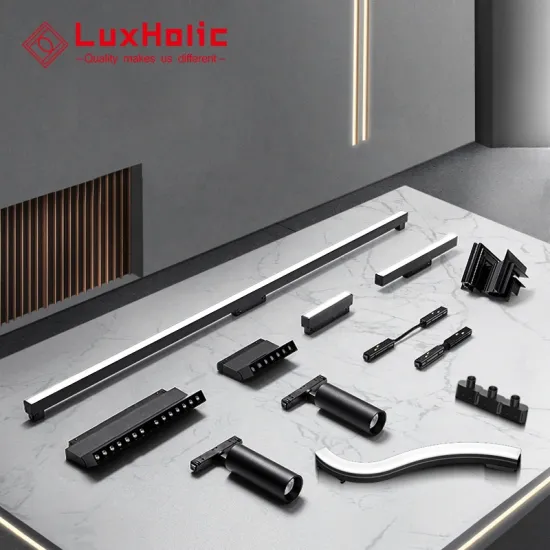 Magnetic Track Lighting System: LuxHolic Recessed LED Round Track Lamp