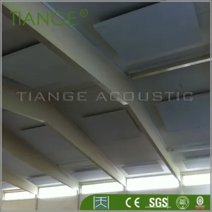 China Fiberglass Suspended acoustical sound absorbing studio soundproof auditorium ceiling panel