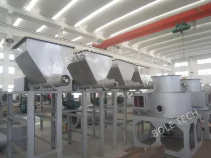 Starch spin flash dryer for food industry
