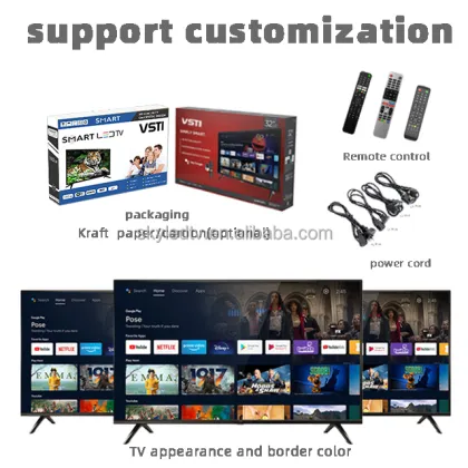 Chinese Brand 65 Inch QLED TV with Android 11 OS, 120Hz Refresh Rate, ONKYO Speakers, and Game Mode