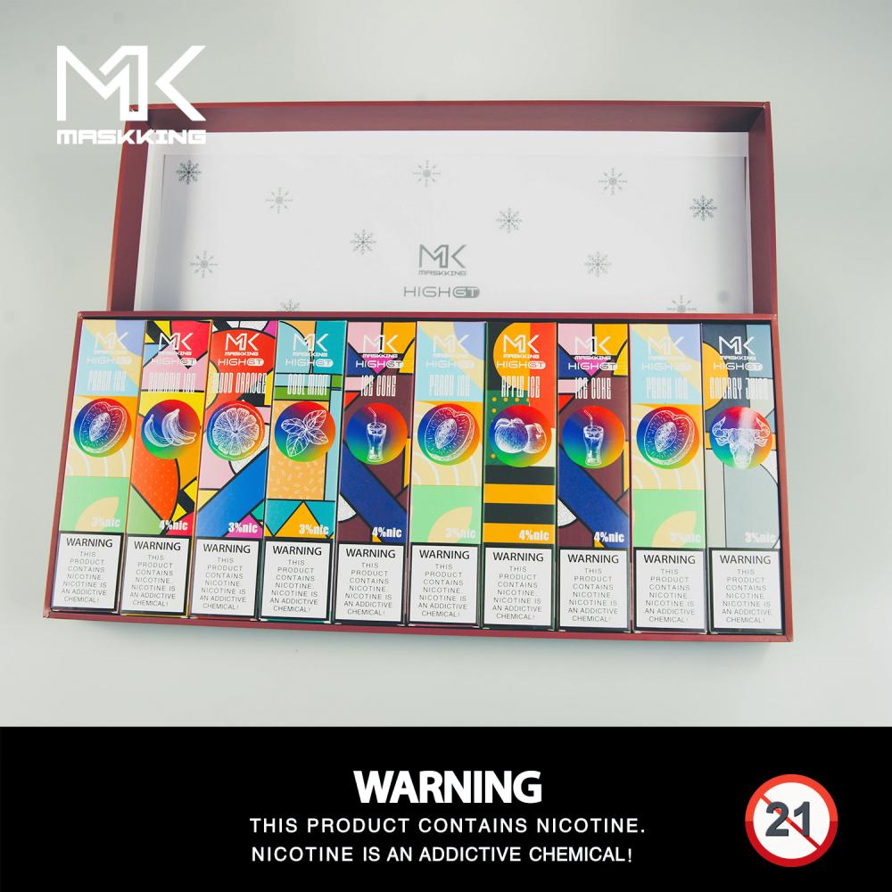 Maskking High GT 450 + puffs shenzhen e cigarette