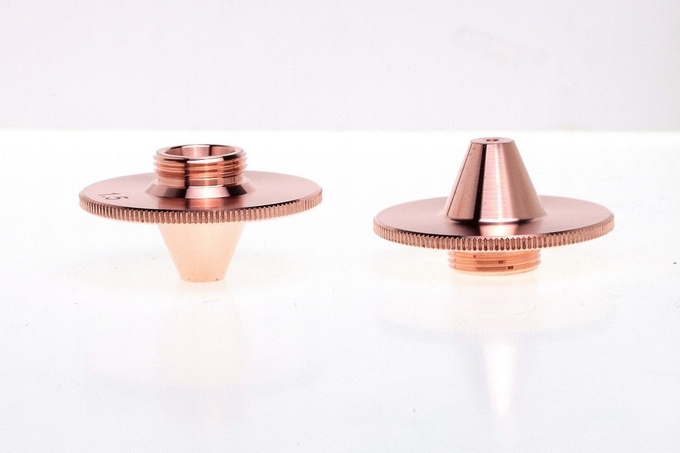 D28H15M11 Precitec Laser Consumables CNC Fiber Laser Cutting Parts Nozzle For Precitec Cutting Head 1